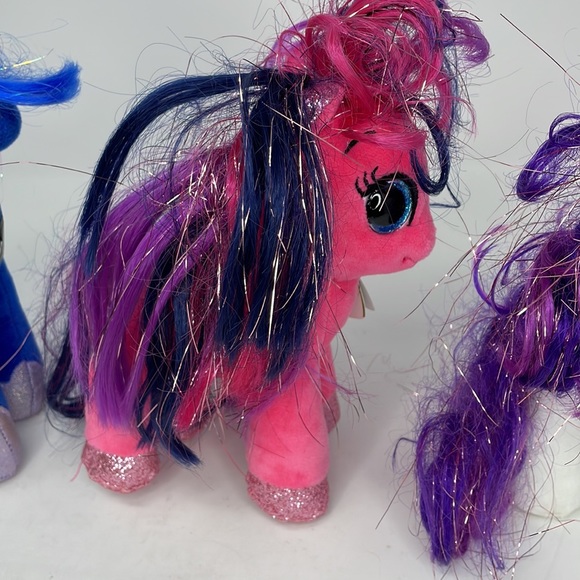 3 TY Beanie Babies My Little Pony Plush - Picture 10 of 17